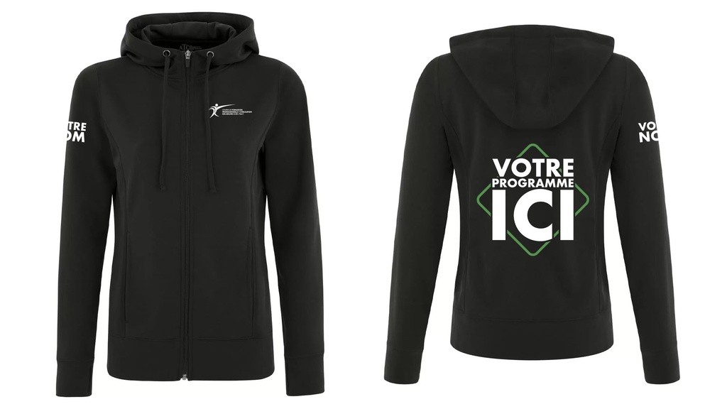L2004 - CFPEAST - Veste à Capuchon Polyester - Coupe Femme