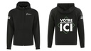 F2004 - CFPEAST - Veste à Capuchon Polyester -  Coupe Homme