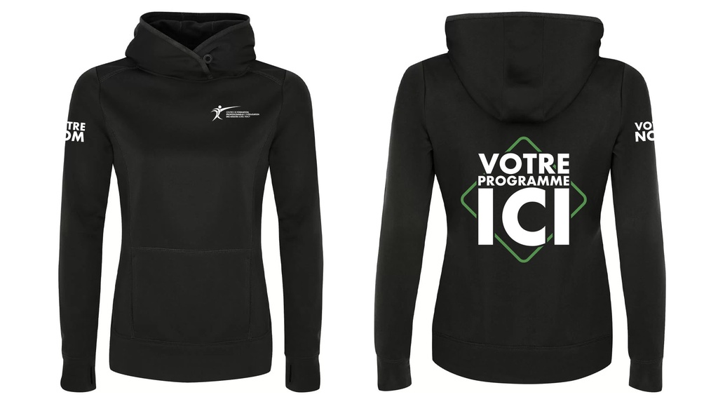 L2005 - CFPEAST - Hoodie Polyester -  Coupe Femme