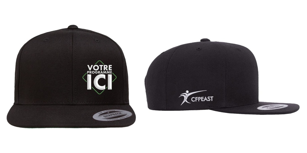 6089M - CFPEAST - Casquette visière plate - 6 Panneaux
