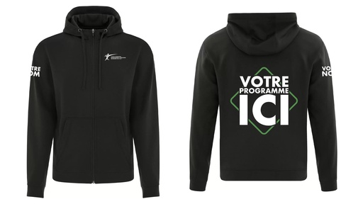 F2004 - CFPEAST - Full Zip Polyester Hoodie -  Men