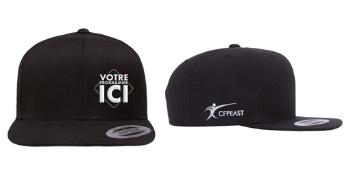 6089M - CFPEAST - Casquette visière plate - 6 Panneaux